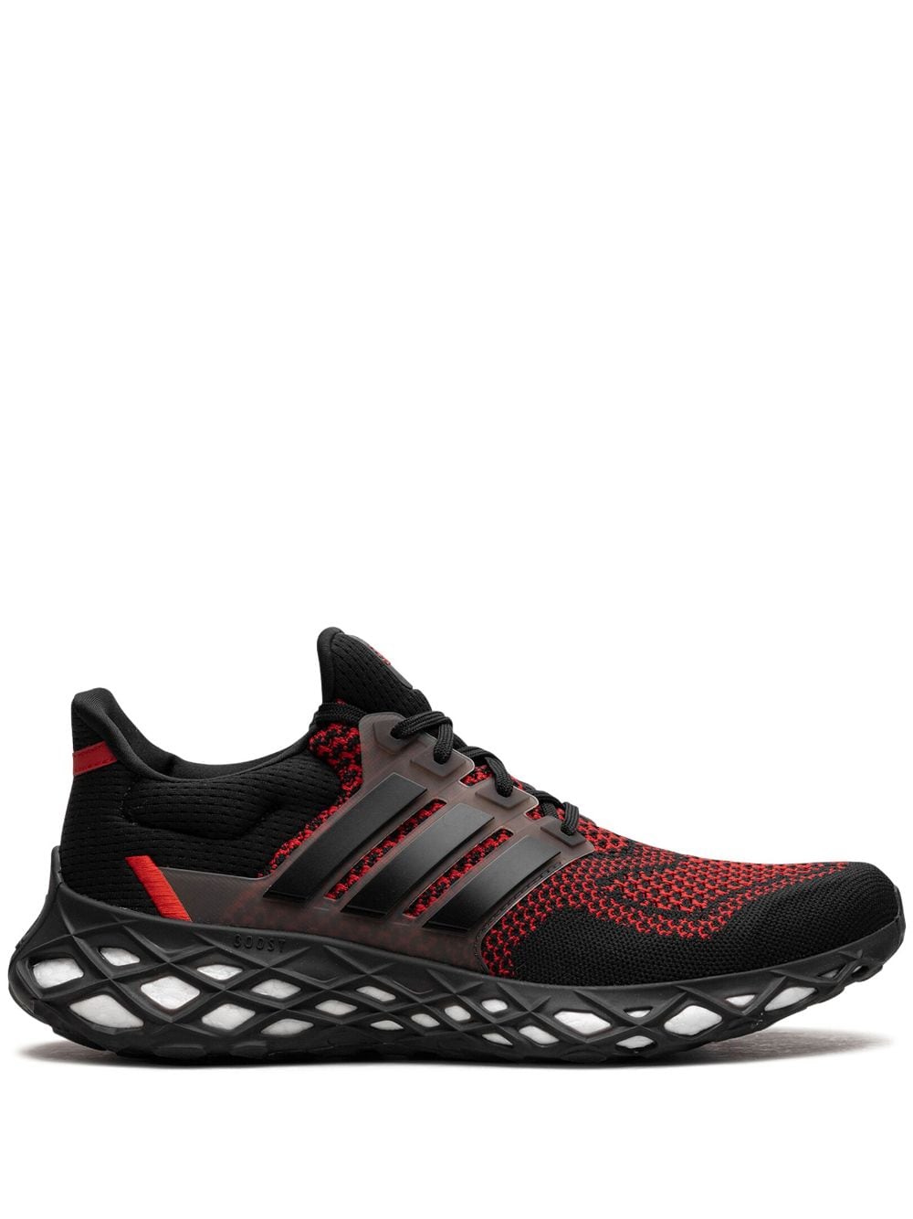 adidas Ultra Boost Web DNA Core Black/Vivid Red Sneakers - Schwarz von adidas