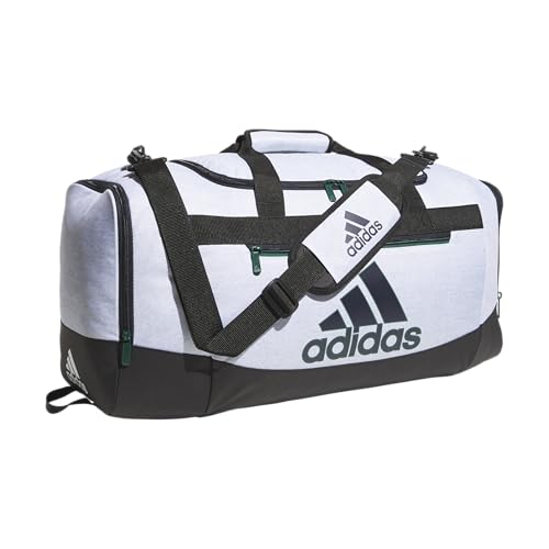 adidas Uni Defender 4 Medium Seesack, Einheitsgröße, Jersey White/Legend Ink Blue/Black, Medium (66L), Uni Defender 4.0 Gym Duffel Bag für Damen und Herren von adidas
