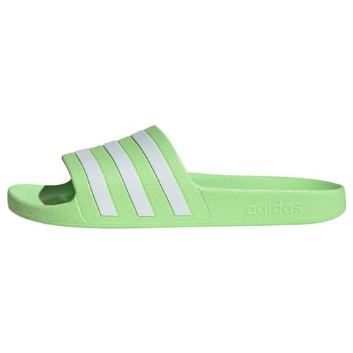 adidas Unisex Adilette Aqua Slides, Green Spark/Cloud White/Green Spark, 44 2/3 von adidas