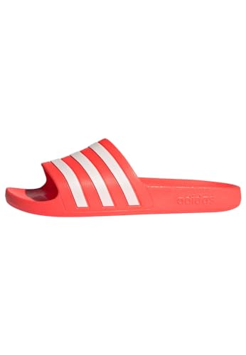 adidas Unisex Adilette Aqua Slipper, Solar Red FTWR White Solar Red, 48 2/3 EU von adidas