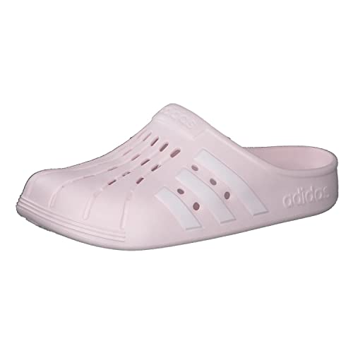 adidas Unisex Adilette Clogs Schlappen, Almost Pink/Ftwr White/Almost Pink, 10 von adidas