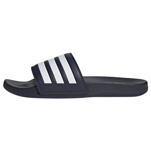 adidas Unisex Adilette Comfort Schlappen, Core Black/Ftwr White/Core Black, 46 EU von adidas