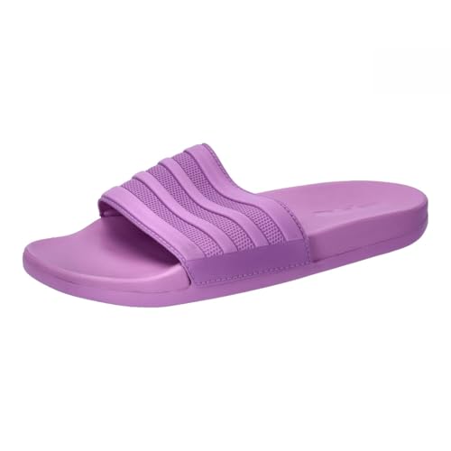 adidas Unisex Adilette Comfort Slides, preloved purple/preloved purple, 48.5 EU von adidas