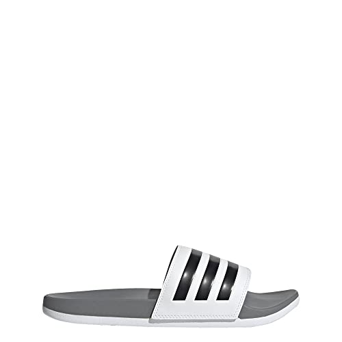 adidas Unisex Adilette Comfort Slides Schiebe-Sandalen, Weiß/Core Black/Grey Three, 44 EU adidas Unisex Adilette Comfort Slides Schiebe-Sandalen, Weiß/Core Black/Grey Three, 44 EU von adidas