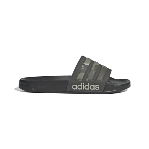 adidas Unisex Adilette Shower Slides, shadow olive/putty grey/olive strata, 39 EU von adidas