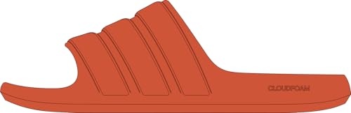 adidas Unisex Adilette Flow Slides Flipflop, semi Impact orange/semi Impact orange/semi Impact orange, 38 EU von adidas