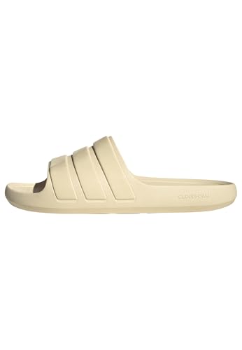 adidas Unisex Adilette Flow Slides RUTSCHEN, warm Vanilla/warm Vanilla/warm Vanilla von adidas