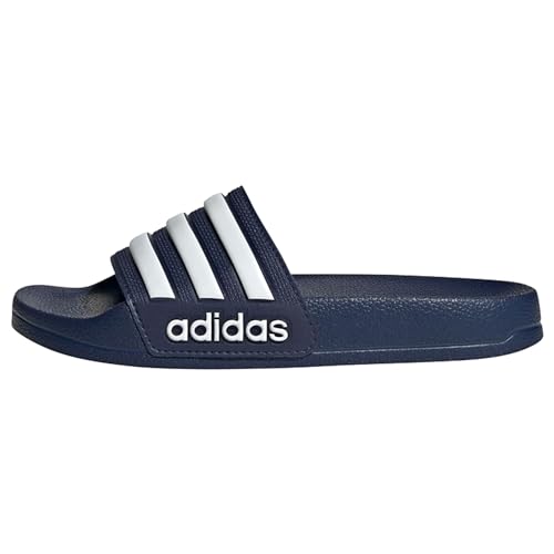 adidas Unisex Adilette Shower Schlappen, Dark Blue Cloud White Dark Blue, 31 EU von adidas