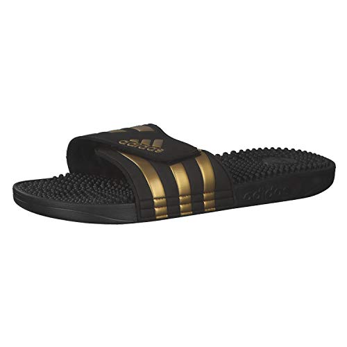 adidas Unisex-Adult Adissage Sandal, Core Black/Gold Metallic/Core Black, 50 EU von adidas