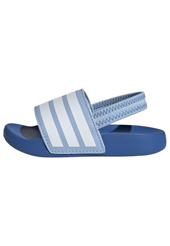 adidas Unisex Baby Adilette ESTRAP Slides Infants RUTSCHEN, Clear Sky/Cloud White/Bright Royal von adidas