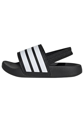 adidas Unisex Baby Adilette ESTRAP Slides Infants RUTSCHEN, Core Black/Cloud White/Core Black von adidas
