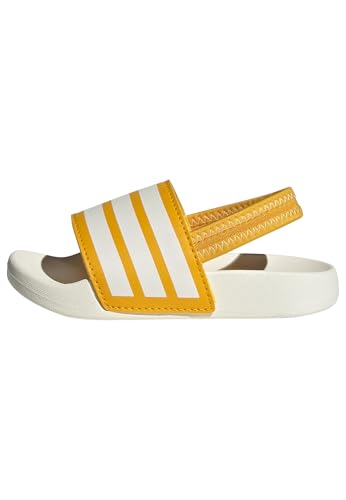 adidas Unisex Baby Adilette ESTRAP Slides Infants RUTSCHEN, Crew Yellow/Off White/Off White von adidas