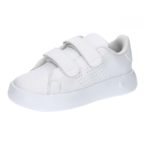 adidas Jungen Unisex Kinder Advantage CF Sneaker, Olive Strata/Iron Met./Orbit Grey, 25 EU von adidas