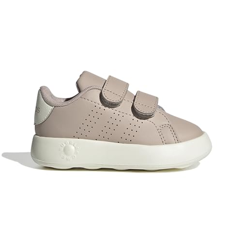 adidas Unisex Baby Advantage Shoes Infant Nicht-Fußball-Halbschuhe, Wonder Taupe/Off White/core Black, 22 EU von adidas