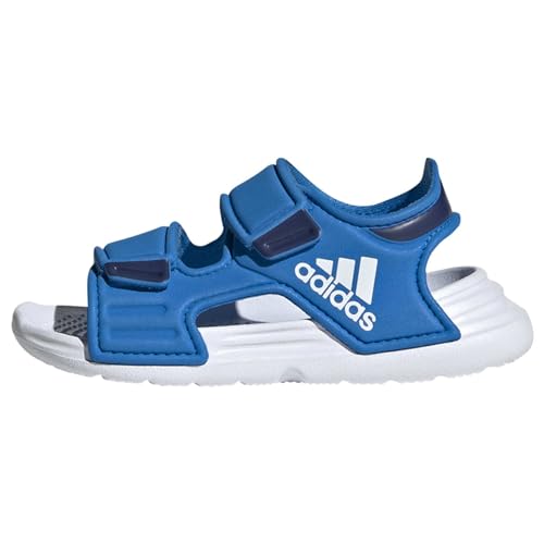 adidas Unisex Baby Altaswim Slide Sandal, Blue Rush/FTWR White/Dark Blue, 19 EU von adidas