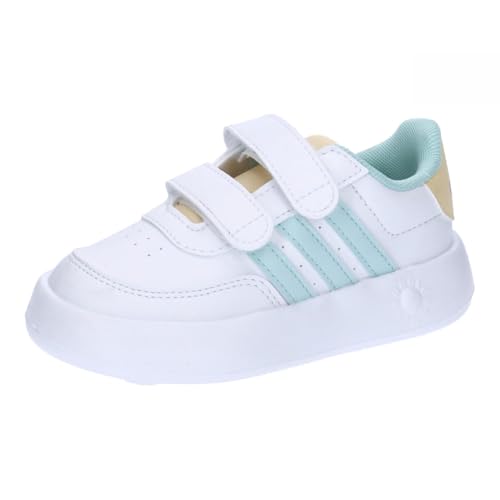 adidas Unisex Baby Breaknet 2.0 Shoes Infants Nicht-Fußball-Halbschuhe, FTWR White/semi Flash Aqua/orange Tint, 23 EU von adidas