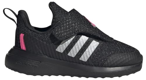 adidas Unisex Baby Fortarun 2.0 Sneakers, core Black/Silver met./Lucid pink, 25 EU von adidas