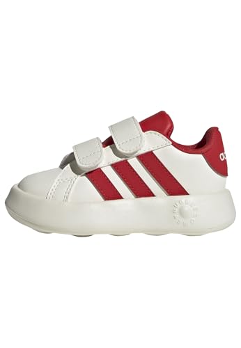 adidas Unisex Baby Grand Court 2.0 Shoes Kids Schuhe, Off White/Collegiate Red/Core Black adidas Unisex Baby Grand Court 2.0 Shoes Kids Schuhe, Off White/Collegiate Red/Core Black von adidas