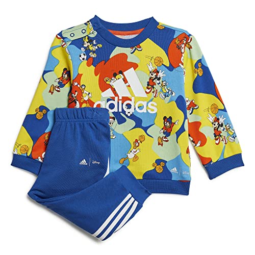 adidas Unisex Baby I Dy Mm Jog Trainingsanzug, AZUREA/AMAIMP/SENAIM/BLAU, 6 Meses von adidas