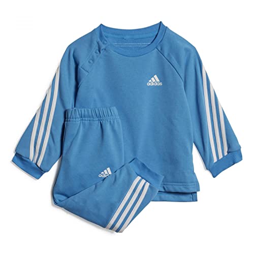 adidas Unisex Baby I Fi 3s Jog Ft sportset, BLAU/Weiss, 4 años von adidas