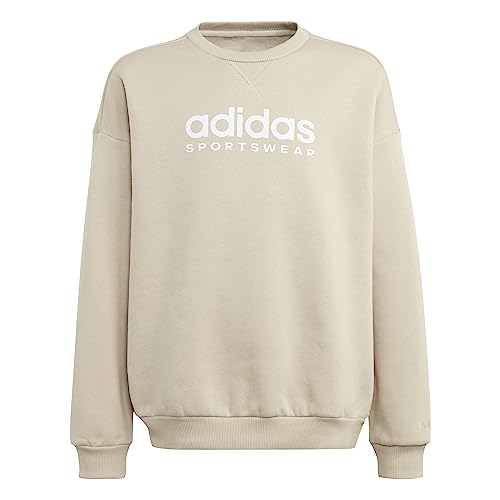 adidas Unisex Baby J All Szn Crew Sweatshirt, Beimar/Weiß, 11 años von adidas