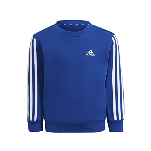 adidas Unisex Baby Lk 3s Crew Kragen Sweatshirt, Blau/Weiß, 4 años von adidas