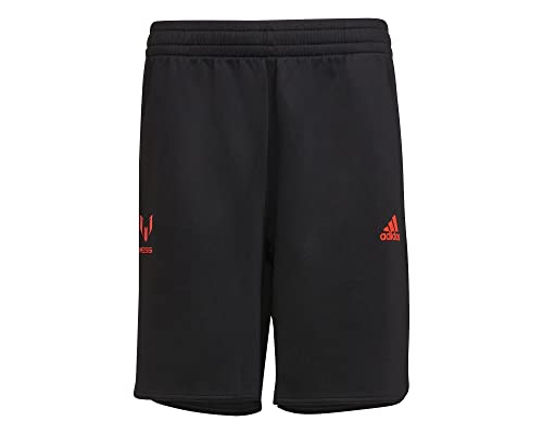 adidas Unisex Baby Messi Short, schwarz/orange, 8 años von adidas