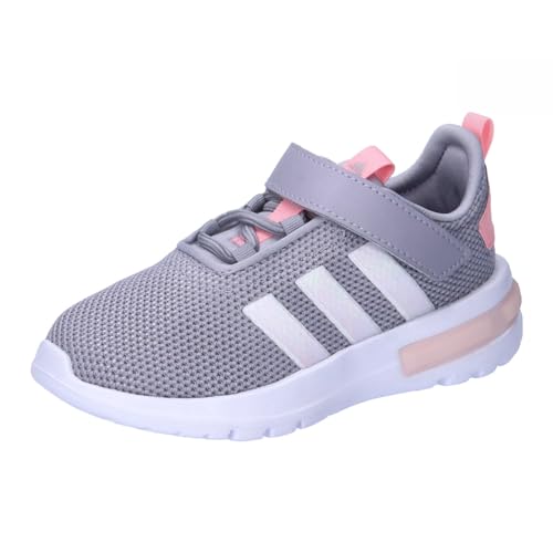 adidas Unisex Baby Racer Tr23 Shoes Infants Nicht-Fußball-Halbschuhe, Glory Grey/Iridescent/pink Spark, 23 EU von adidas