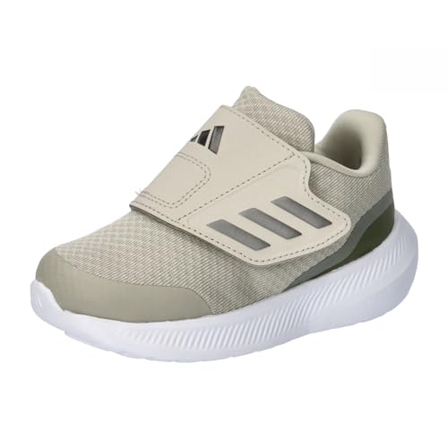 adidas Unisex Baby RunFalcon 3.0 Hook-and-Loop Shoes Sneaker, Putty Grey/Iron met/Silver Pebble, 22 EU von adidas