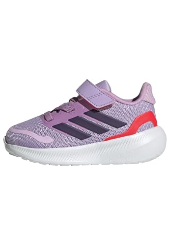 adidas Unisex Baby RUNFALCON 5 Shoes Infants Laufschuhe, Powder Plum/Aurora Plum/Lucid Red, 22 EU von adidas