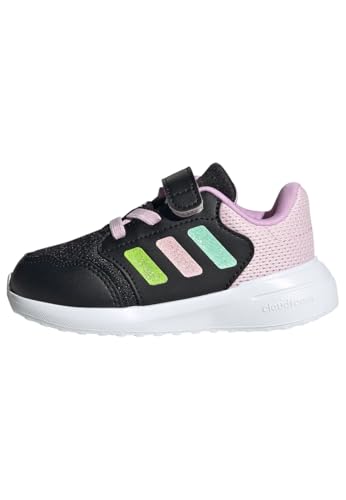 adidas Unisex Baby TENSAUR Run 3.0 Shoes Infants Laufschuhe, Core Black/Clear Mint/Clear Pink, 25 EU von adidas