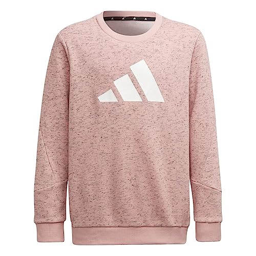 adidas Unisex Baby U 3 Bar Crew Sweatshirt, Malmar/Weiß, 8 años von adidas