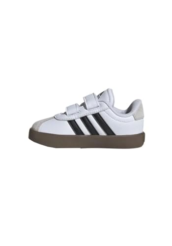 adidas Unisex Baby VL Court 3.0 Shoes Infant Nicht-Fußball-Halbschuhe, Cloud White/Core Black/Grey One, 22 EU von adidas