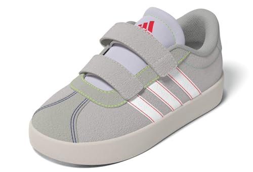 adidas Unisex Baby VL Court 3.0 Shoes Infants Schuhe, Dash Grey/FTWR White/Lime Burst von adidas