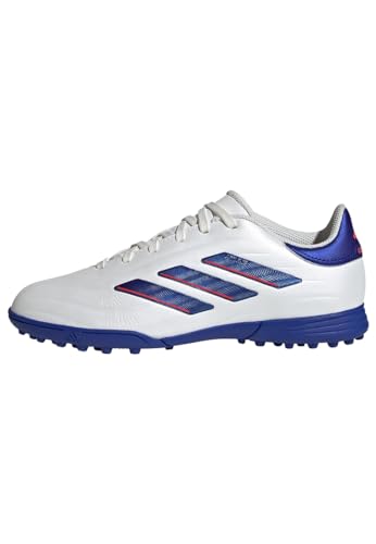 adidas Unisex COPA Pure II League Football Boots Turf Fußballschuhe, Cloud White/Lucid Blue/Solar Red, 41 1/3 EU von adidas