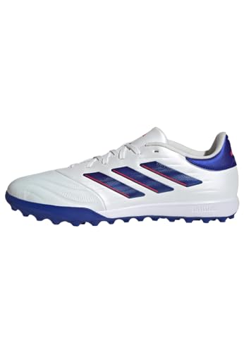 adidas Unisex COPA Pure II League Football Boots Turf Fußballschuhe, Cloud White/Lucid Blue/Solar Red, 46 2/3 EU von adidas