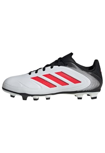 adidas Unisex COPA Pure III Club FG/MG Football Boots Kids Sneaker, FTWR White/Lucid red/core Black, 38 2/3 EU adidas Unisex COPA Pure III Club FG/MG Football Boots Kids Sneaker, FTWR White/Lucid red/core Black, 38 2/3 EU von adidas