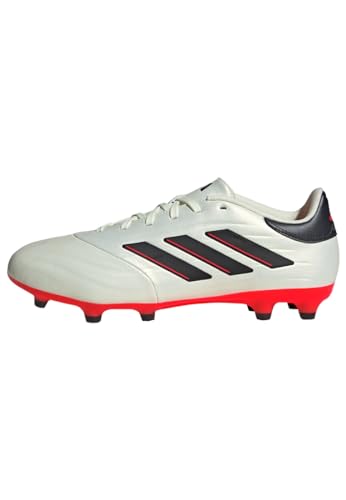 adidas Unisex Copa Pure II League Firm Ground Boots Fußballschuhe, Ivory/Core Black/Solar Red, 42 EU von adidas