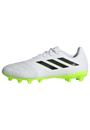 adidas Unisex Copa Pure.3 Multi-Ground Boots Fußballschuhe, Cloud White/Core Black/Lucid Lemon, 40 EU von adidas