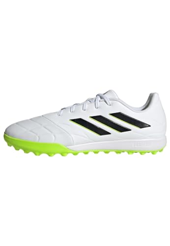 adidas Unisex Copa Pure.3 Turf Boots Fußballschuhe (Rasen), FTWR White/core Black/Lucid Lemon, 46 EU von adidas