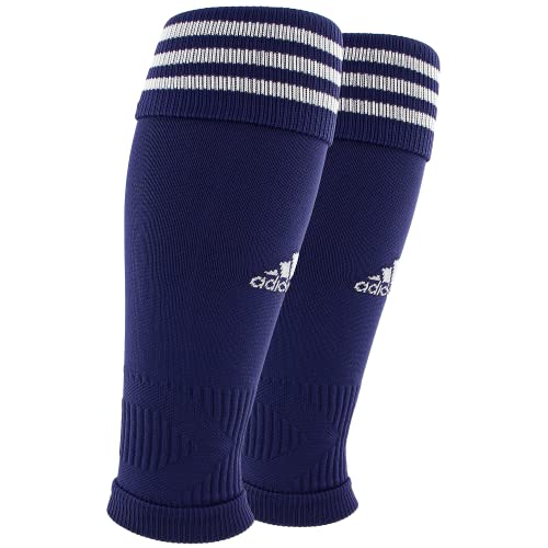 adidas Unisex-Erwachsene Alphaskin Fußball-Wadenärmel (2er-Pack), Team Navy Blue/White, EinheitsgröÃŸe von adidas