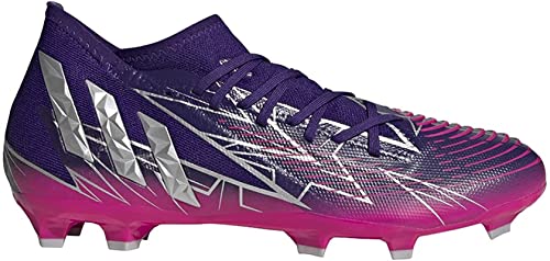 adidas Unisex-Erwachsene Edge.2 Predator Firm Ground Fußballschuh, Team Colleg Purple Silver Metallic Team Shock Pink 2, 48 EU von adidas