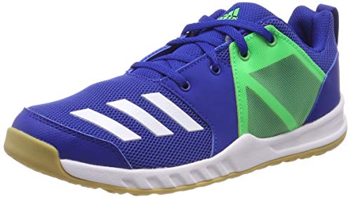 adidas Unisex-Erwachsene FortaGym K Fitnessschuhe, Blau (Reauni/Ftwbla/Limsho 000) von adidas