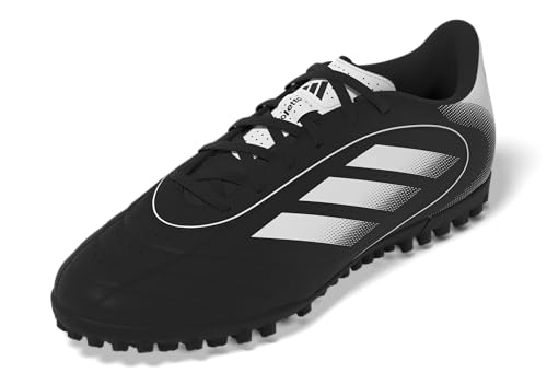 adidas Unisex-Erwachsene Goletto IX Turf Fußballschuh, Schwarz/Weiß/Schwarz, 10 Damen/9 Herren von adidas