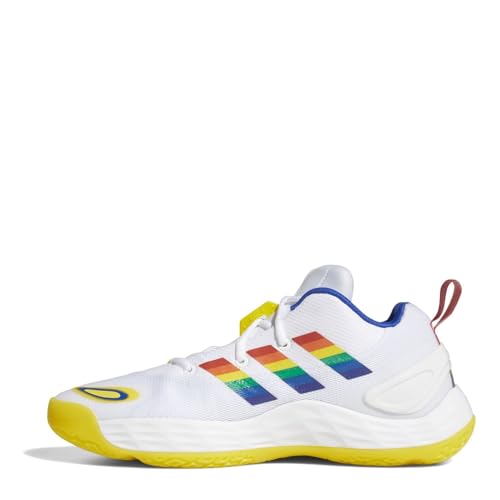 adidas Unisex Exhibit A Sneaker, Mehrfarbig (Ftwbla Tmcopr Tmyell), 44 2/3 EU von adidas