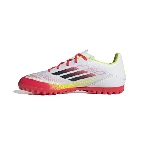 adidas Unisex F50 Club Football Boots Turf Fußballschuhe, FTWR White/core Black/solar Yellow, 45 1/3 EU von adidas