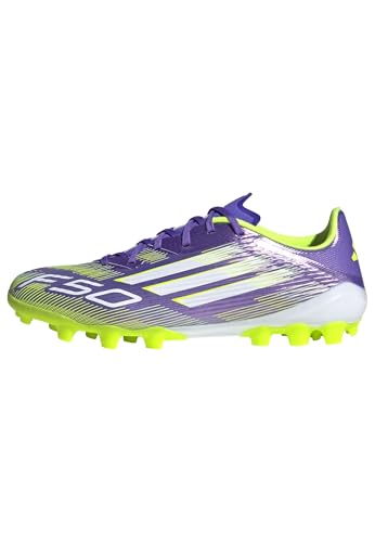 adidas Unisex F50 League Artificial Ground Football Boots Fußballschuhe, Purple Rush/Cloud White/Lucid Lemon, 44 EU adidas Unisex F50 League Artificial Ground Football Boots Fußballschuhe, Purple Rush/Cloud White/Lucid Lemon, 44 EU von adidas