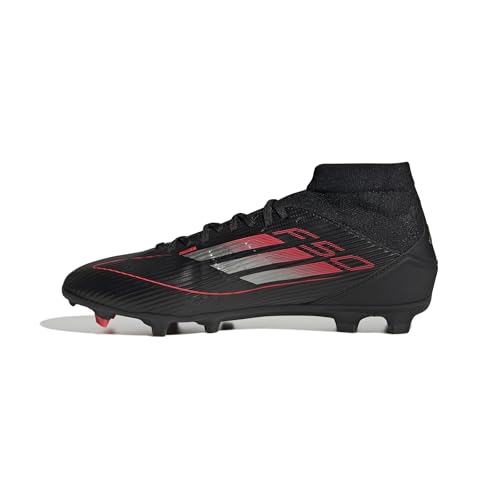 adidas Unisex F50 League Football Boots FG/MG Fußballschuhe, core Black/Iron met./Lucid red, 42 2/3 EU von adidas