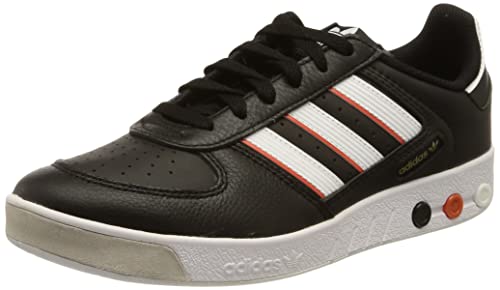 adidas Unisex G.S. Court Sneaker, core Black/FTWR White/Collegiate orange, 46 2/3 EU von adidas