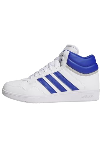 adidas Unisex Hoops 4.0 MID Shoes Schuhe, FTWR White/Team royal Blue/Grey Two von adidas
